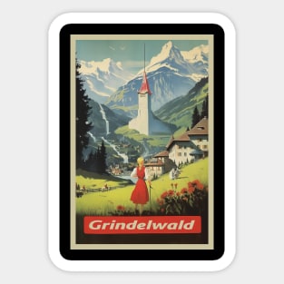 Grindelwald, Switzerland Sticker